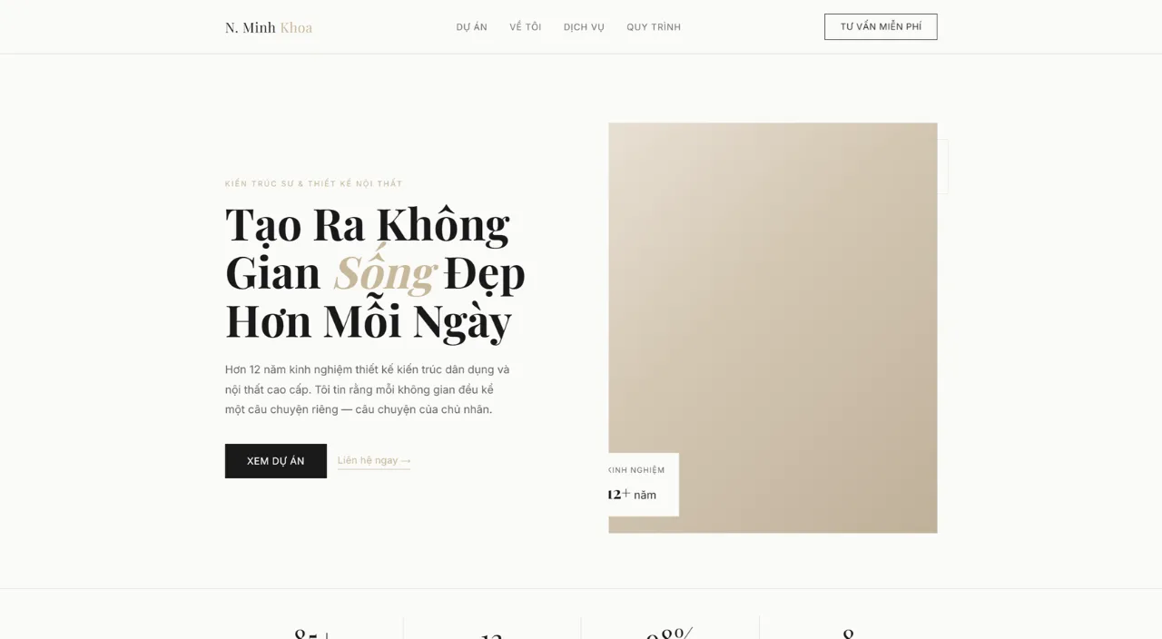 Portfolio Kiến Trúc Sư
