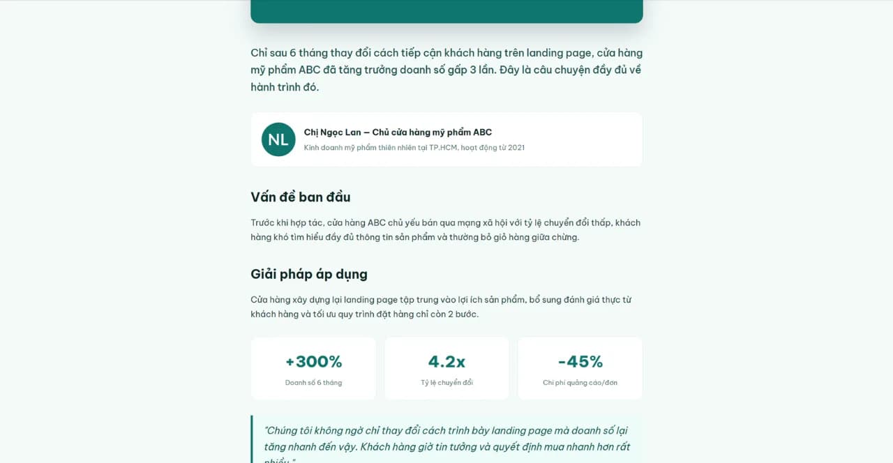 Bài Viết Dạng Case Study Khách Hàng